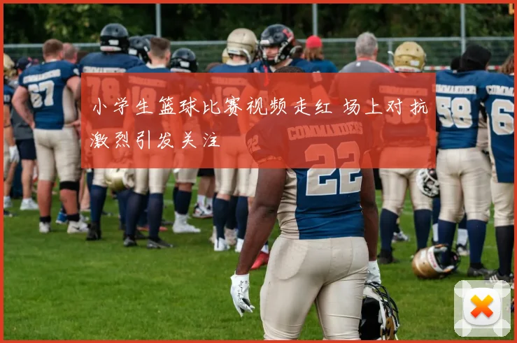 小学生篮球比赛视频走红 场上对抗激烈引发关注